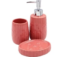Набор настольных аксессуаров Bath Plus SEGRETO SET3 цвет PINK W-CE2577CA-SET3