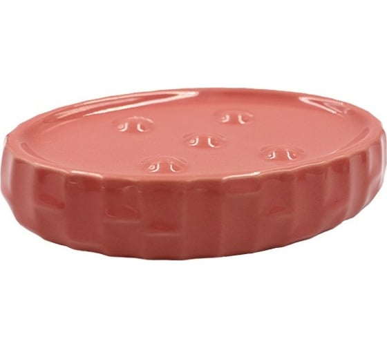 Мыльница Bath Plus 12,1х8,5х3 см SEGRETO цвет PINK CE2577CA-SD 1