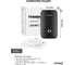 Механический дозатор мыла TOSSEN Professional MN 1000 MB 211058 11