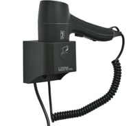 Фен для волос настенный Puff 1205Bl, черный, 1,2 кВт 1405.038