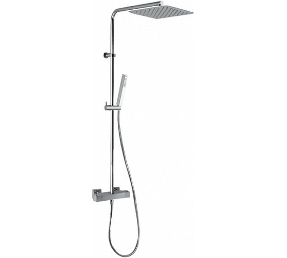 Душевая стойка с термостатом MAMOLI SHOWER с верхним и ручным душем, Chrome 383708420021 1