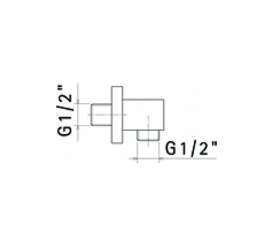 Шланговое соединение MAMOLI EUCLIDE Chrome 3520121