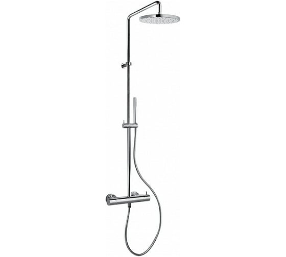 Душевая стойка с термостатом MAMOLI SHOWER с верхним и ручным душем, Chrome 382708220021