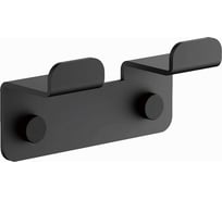 Планка с 2-мя крючками BELZ цвет: черный B9002-7