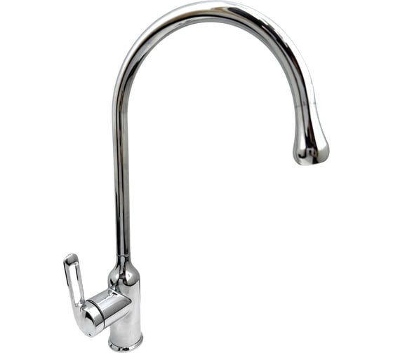 Смеситель для кухни OUTE с высоким изливом из нержавеющей стали SUS 304 цвет хром, высота 400 мм T713 1