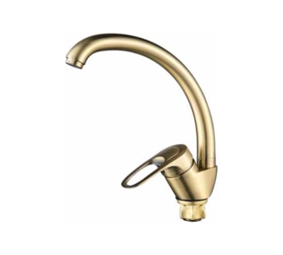 Смеситель для кухни ALOUTE c поворотным изливом, бронза, крепление на гайке A3113Q 1