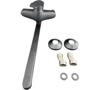 Смеситель для кухни ALOUTE настенный, с длинным изливом, черный A0153H