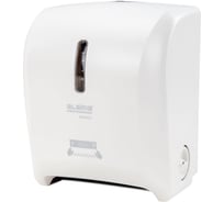 Диспенсер для полотенец LAIMA в рулонах PROFESSIONAL SUPER (H1), механический, белый, ABS, 609506