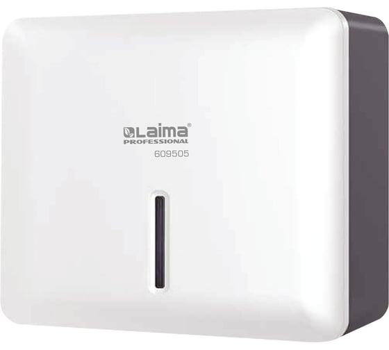 Диспенсер для полотенец LAIMA PROFESSIONAL SUPER (Система H2), Z-сложения, белый, ABS 609505 1