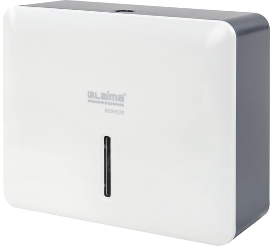 Диспенсер для полотенец LAIMA PROFESSIONAL SUPER (Система H2), Z-сложения, белый, ABS 609505 1