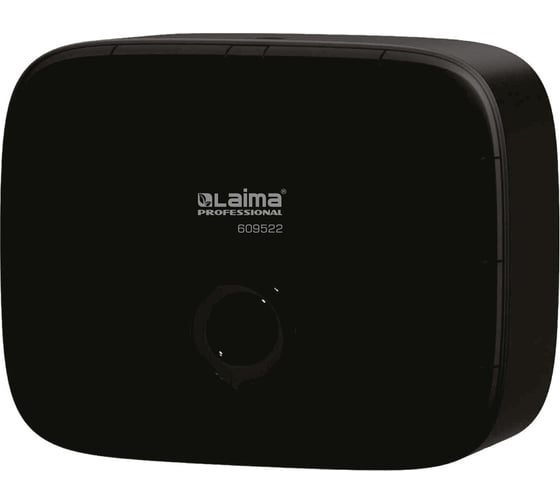 Диспенсер для полотенец LAIMA PROFESSIONAL PREMIUM BLACK (Система H2), Z-сложения, черный, ABS 609522 1