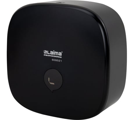 Диспенсер для туалетной бумаги LAIMA PROFESSIONAL PREMIUM BLACK (Система T2),малый, черный, ABS 609521