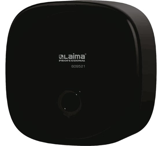 Диспенсер для туалетной бумаги LAIMA PROFESSIONAL PREMIUM BLACK (Система T2),малый, черный, ABS 609521 1