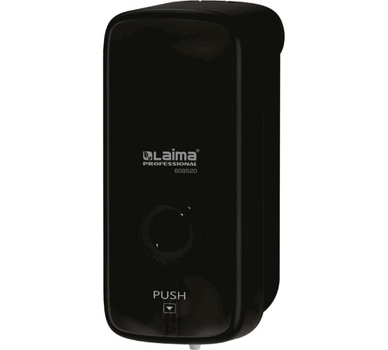 Дозатор для жидкого мыла LAIMA-пены PROFESSIONAL PREMIUM BLACK, НАЛИВНОЙ, 1 л, черный, ABS 609520 1