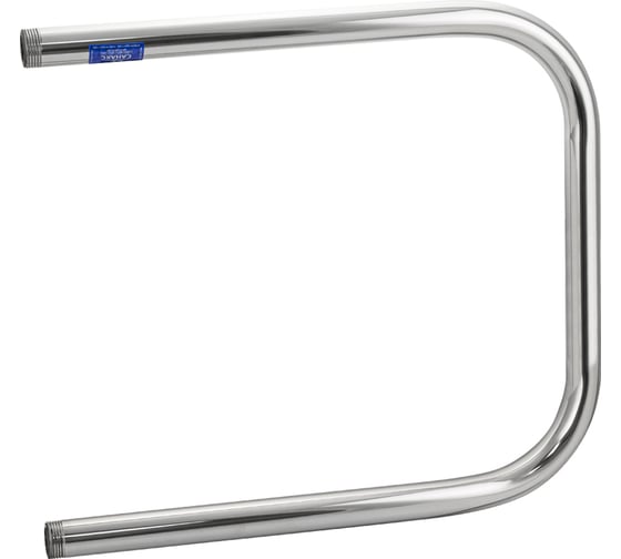 Полотенцесушитель П-образный Санакс 500х500 мм, труба - 1 x 2 мм, нержавеющая сталь, полированная п5050 1