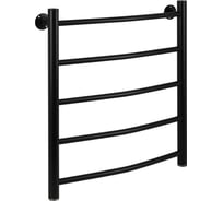 Полотенцесушитель КЛАССИК-ДУГА Санакс 500х600 мм, труба - 1 x 2 мм, нержавеющая сталь, ЧЁРНАЯ к5060ч