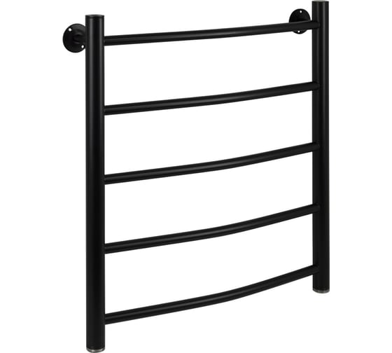 Полотенцесушитель Санакс КЛАССИК-ДУГА, 500х600 мм, труба - 1 x 2 мм, нержавеющая сталь, ЧЁРНАЯ к5060ч 1