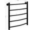 Полотенцесушитель КЛАССИК-ДУГА Санакс 500х600 мм, труба - 1 x 2 мм, нержавеющая сталь, ЧЁРНАЯ к5060ч 2