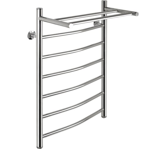 Полотенцесушитель Санакс КЛАССИК-ДУГА, с ПОЛКОЙ, 500х800 мм, труба - 1 x 2 мм, нержавеющая сталь, полированная кп5080 1