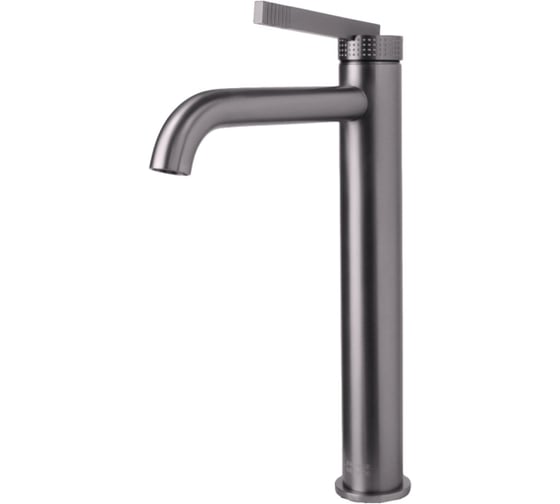 Смеситель высокий на раковину OMG BRONZE DE LUXE графит 9008GM 1