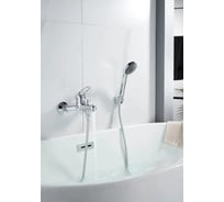 Смеситель для ванны ALOUTE хром, однорычажный, с коротким изливом 10 см A3102