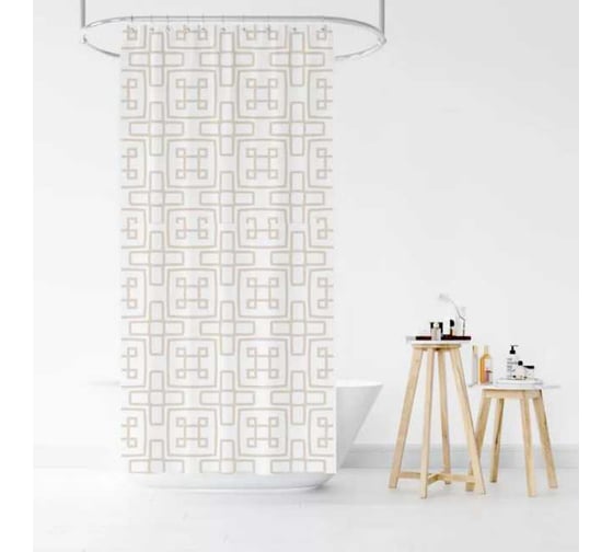 Штора для ванной Селфи Элада полиэстер, 200x200 547-385 1