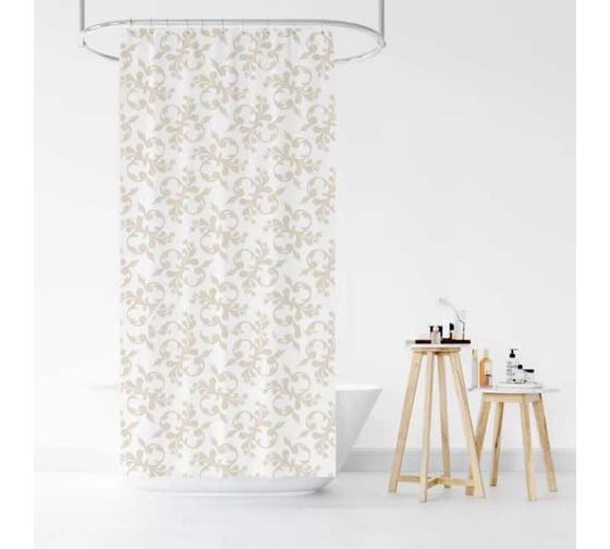 Штора для ванной Селфи Марсо полиэстер, 200x200 547-383 1