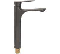 Смеситель ARCO DA VELLA ARCO умывальник 35 мм, с гайкой, высокий, графитовый металлик18717