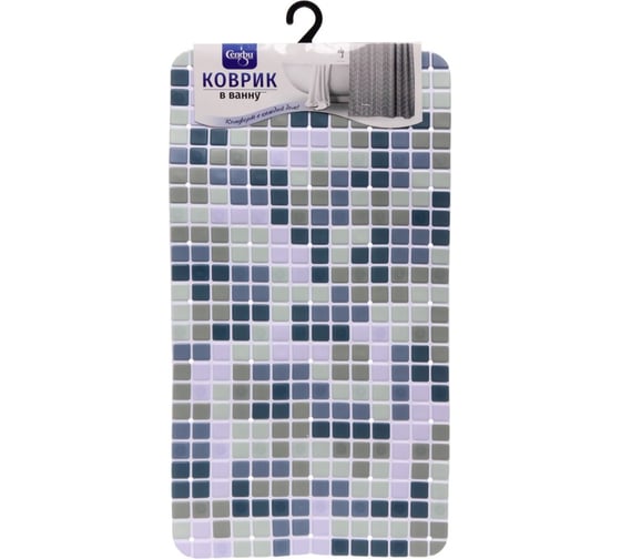 Коврик в ванну Селфи 64х34 Орегон сине-зеленый 924-182 1