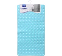 Коврик в ванну Селфи 68х38 ПВХ Франко бирюзовый 924-144