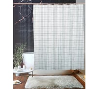 Штора для ванной Селфи полиэстер 180*180 Голди(белые) 547-390