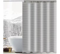 Штора для ванной Селфи полиэстер 180*180 Голди(серые) 547-391