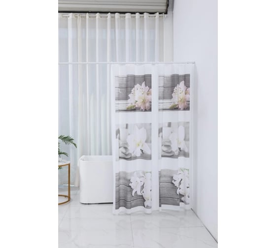 Штора для ванной Селфи полиэстер 180*180 Lilia 547-389 1