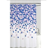 Штора для ванной Селфи EVA 180*180 Элегия синяя 547-322