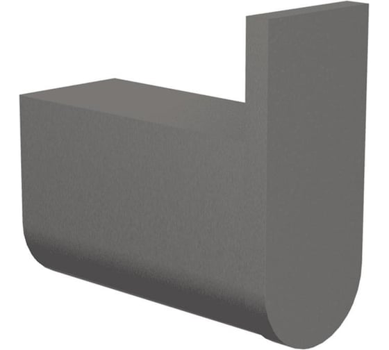 Крючок для ванной комнаты Knotlor оружейная сталь RH102GM 1