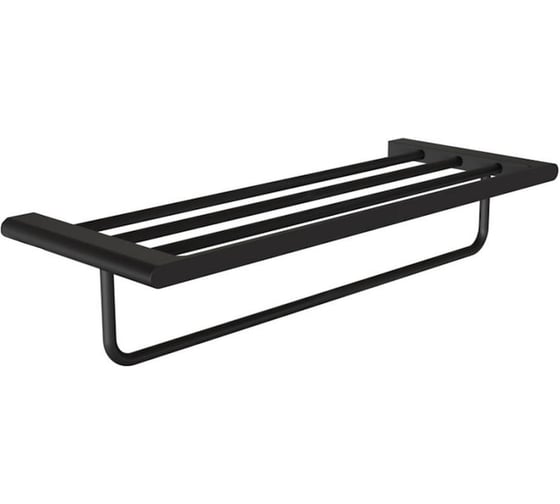 Полка для полотенец Knotlor черный TR101BL 1