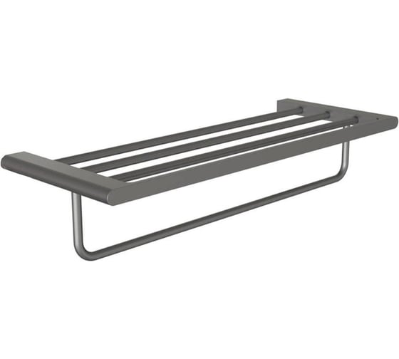 Полка для полотенец Knotlor оружейная сталь TR101GM 1