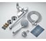 Смеситель для ванны Knotlor хром KN-13 8