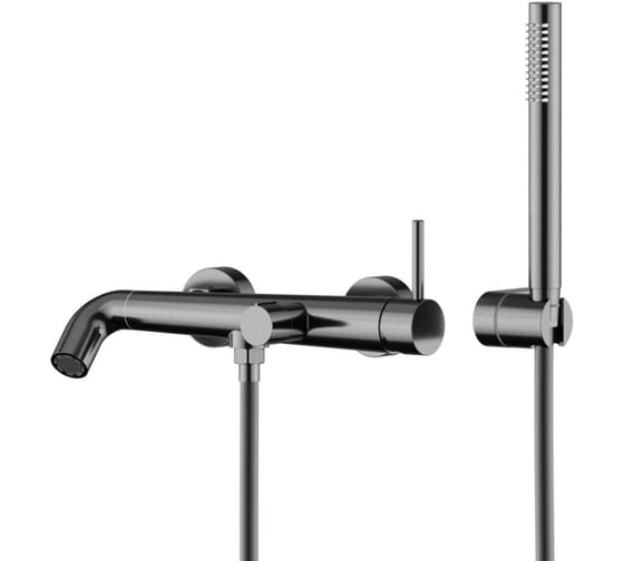 Смеситель для ванны Knotlor вороненая сталь SS-32/GM 1