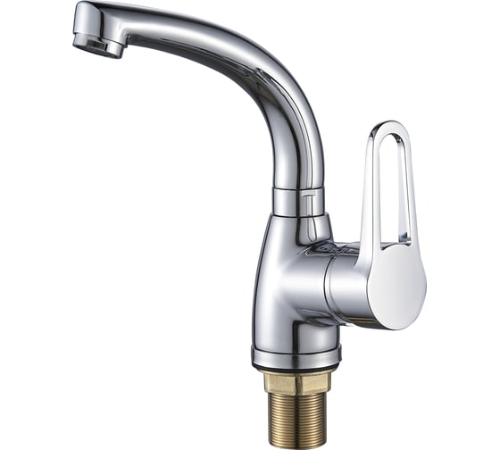 Смеситель для кухни ALOUTE с боковой ручкой, хром, однорычажное управление A0613-1 1