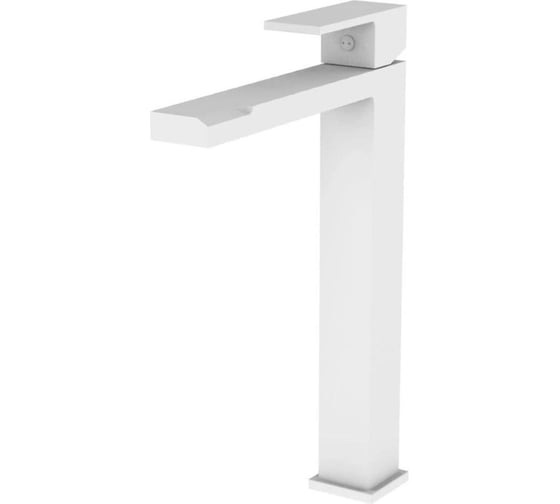 Смеситель для раковины Knotlor высокий, белый KN-24/WY 1