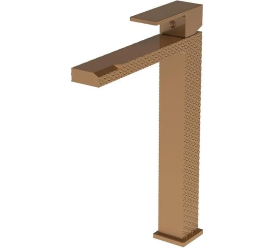 Смеситель для раковины Knotlor высокий, бронза KN-24/RBP 1