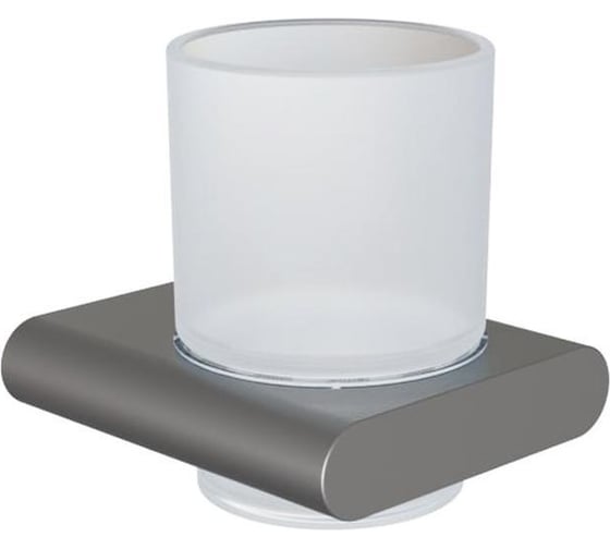 Стакан для ванной комнаты Knotlor оружейная сталь SC101GM 1