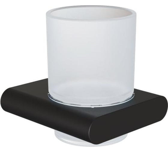 Стакан для ванной комнаты Knotlor черный SC101BL 1