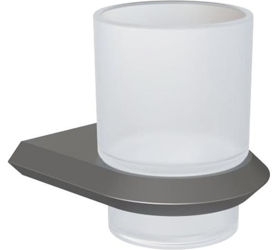 Стакан для ванной комнаты Knotlor оружейная сталь SC103GM 1