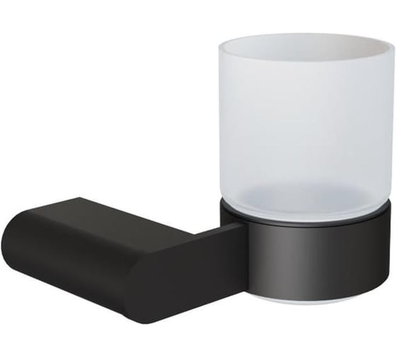 Стакан для ванной комнаты Knotlor черный SC102BL 1