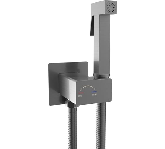 Гигиенический душ River HIGI Q01 GG Брашированная оружейная сталь 10000013669 1