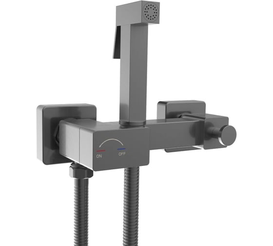 Гигиенический душ River HIGI Q02 GG Брашированная оружейная сталь 10000013676 1