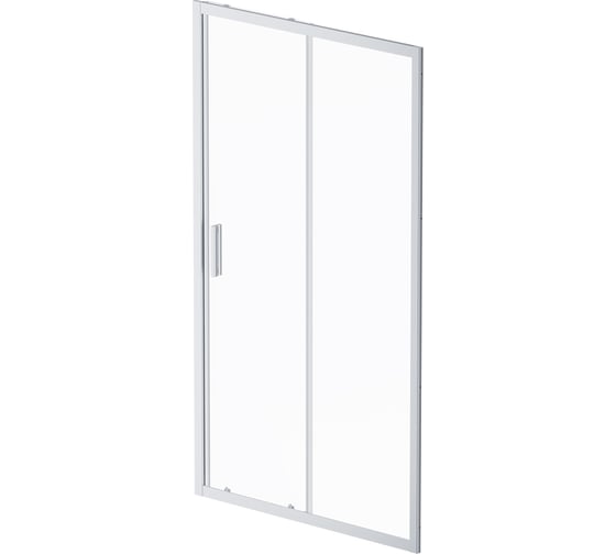 Душевая дверь AM.P Gem Solo 110x195, стекло прозрачное, профиль матовый хром W90G-110-1-195MT