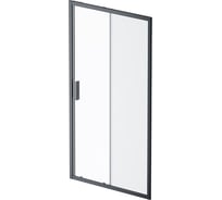 Душевая дверь AM.P Gem Solo 100x195, стекло матовое, профиль черный матовый W90G-100-1-195BM